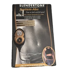 Slendertone system abs belt E10 black abdominal muscle toning belt controller