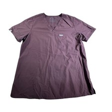 FIGS Technical Collection Catrina Scrub Top Women's Med Purple One Pocket