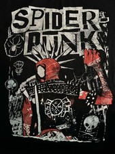 Marvel Spider-Man: Across The Spider-Verse Spider-Punk T-Shirt Size Medium