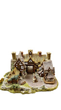 Lilliput Lane THE KINGS ARMS, alto 5,5", nuovo con scatola Cumbria UK 1990, molto raro