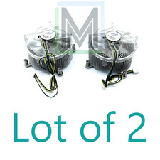 Lot of 2 Intel E94315-001 CPU Heatsink  Fan LGA2011 Socket 4-Pin PWM Cooler