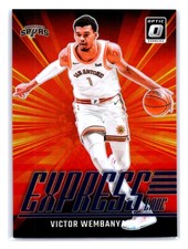 Victor Wembanyama 2024-25 Donruss Optic Express Lane Purple Prizm #19 Spurs