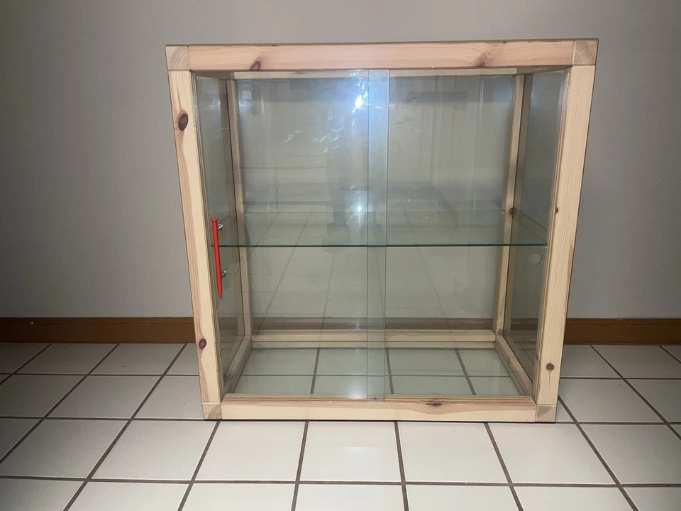 Off White IKEA x VIRGIL ABLOH Glass-Door Cabinet Pine Display Case MARKERS - Image 2 of 4