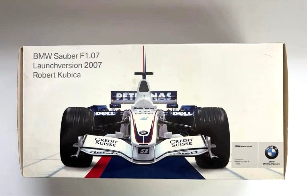 1/18 BMW Sauber F1 07 Lauch Version 2007 Robert Kubica Incl US