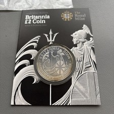 2008 1 oz Silver Britannia. Royal Mint Packaging 