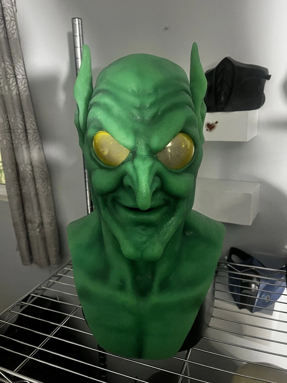 OneailFx Studios Green Goblin Silicone Mask Costume Cosplay Spiderman Marvel