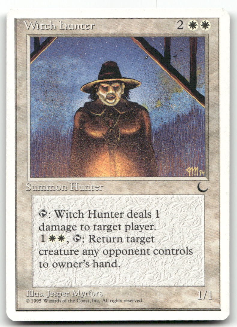 Witch Hunter (MP) Chronicles CHR Magic MTG