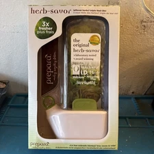 Prepara Herb Savor Eco Herb Keeper BPA‑Free Clear Top – Fridge Storage