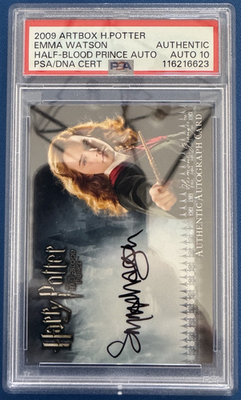 2009 ARTBOX HARRY POTTER HALF-BLOOD PRINCE AUTOGRAPHS EMMA WATSON