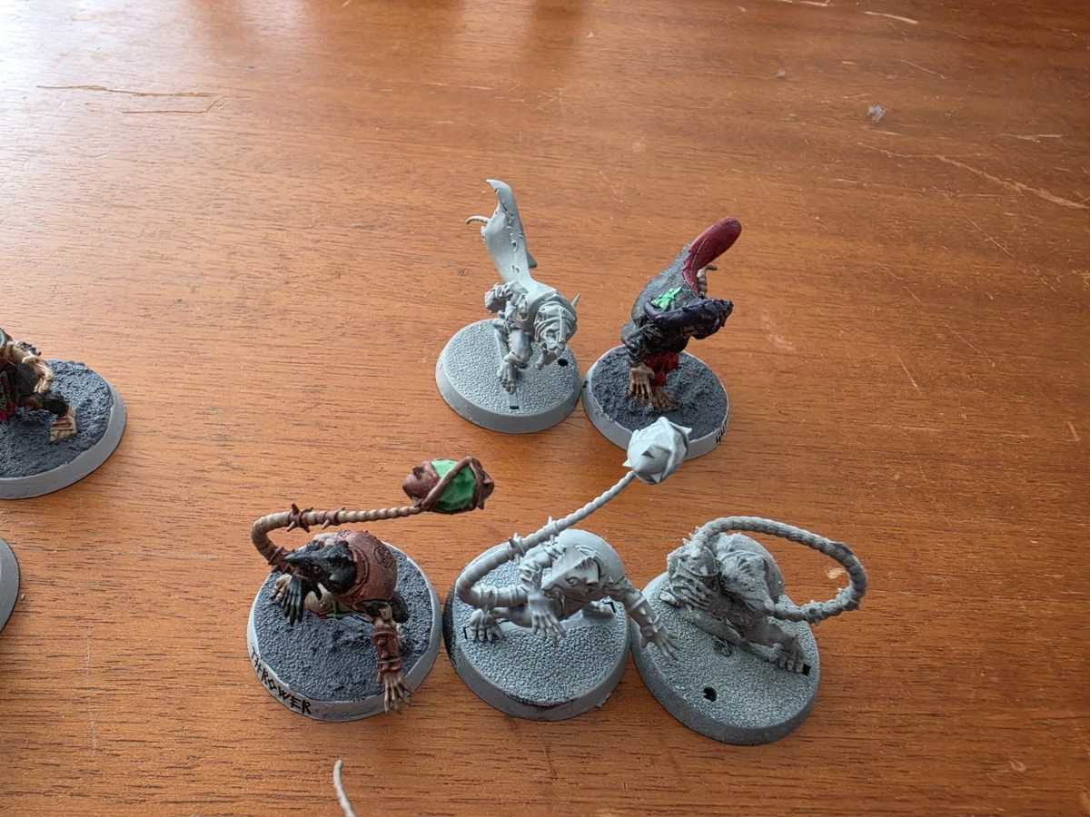 Blood Bowl Skaven Team mit einigen Star Spielern