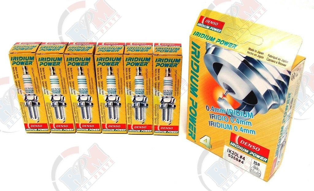 Set of 6 DENSO IKH24 IRIDIUM POWER Spark Plugs 5346