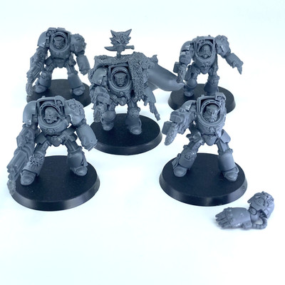 Wolf Guard Terminators - Space Wolves - Warhammer 40K Games Workshop C8245