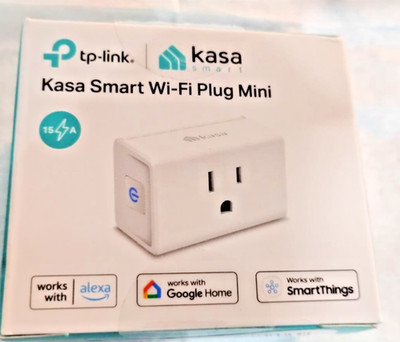 Kasa Smart Plug Ultra Mini 15A - Smart Home Wi-Fi Outlet Works with Alexa Google