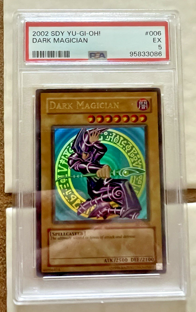 PSA 5 Ultra Rare Dark Magician Yugi Starter Deck Yu-Gi-Oh! Holo