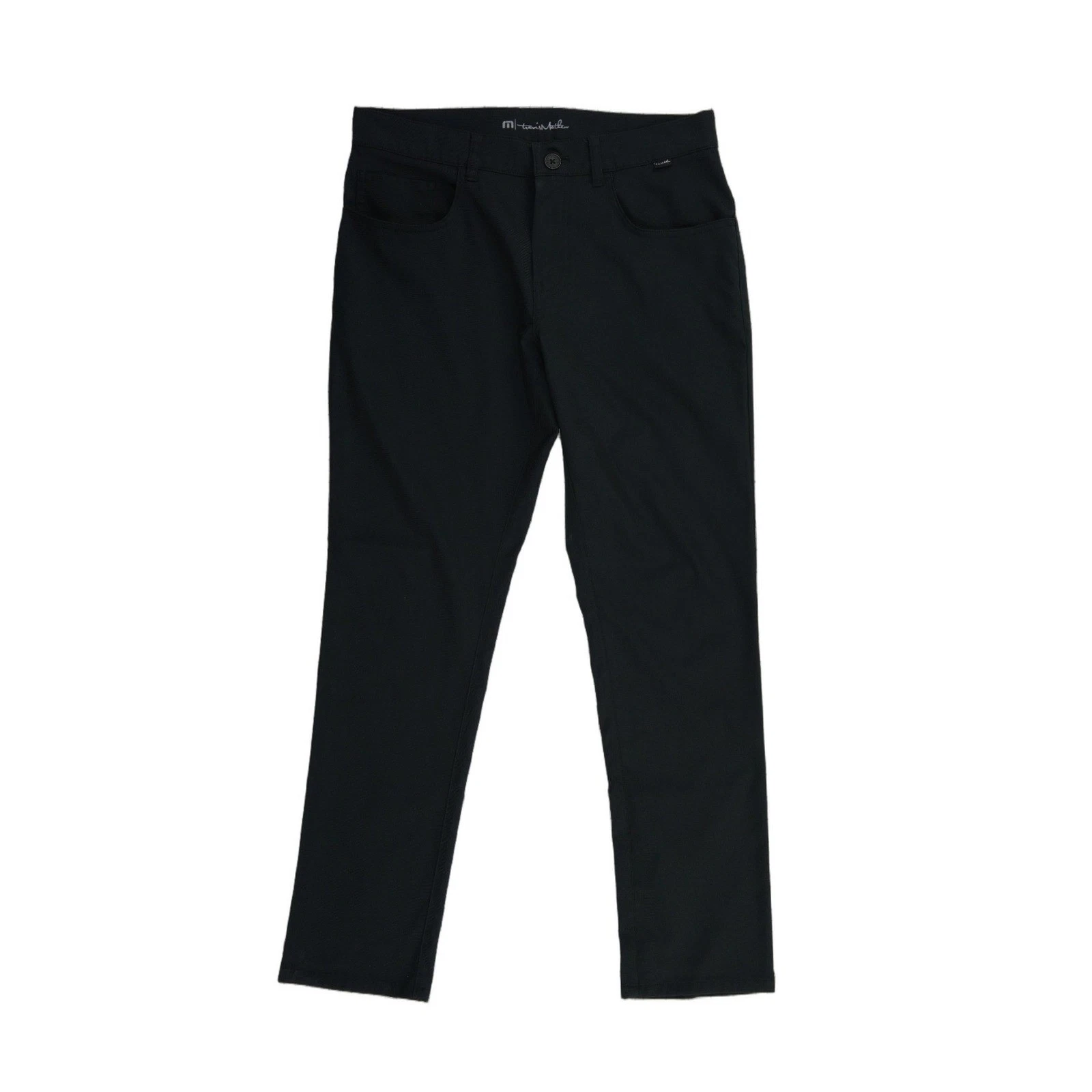 TravisMathew Golf Pants Men's Size 30x30 Black Performance Flat Front
