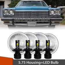 For 1959-1975 Buick Lesabre 4pcs 5-34 5.75 Inch Led Headlights Hilo Beam H4 For 1959-1975 Buick Lesabre 4pcs 5-34 5.75 Inch Led Headlights Hilo Beam H4