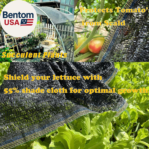 55% Sunblock Shade Cloth Cover Mesh UV Resistant Net for Garden Flower Plant Gre - 第 6/12 張圖片
