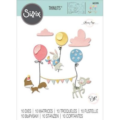 Sizzix Thinlits Stanzenset 10-teilig - Woodland Celebration 665345