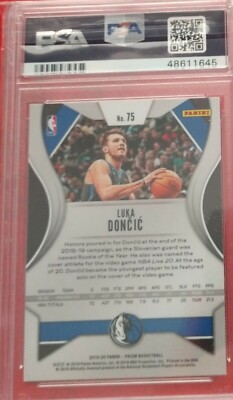 2019 Panini Prizm Luka Doncic #75 PSA 9 Mint | eBay