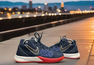 Nike Kyrie Flytrap 2 Basketball Sneakers Youth Size 6.5Y Blue Orange AQ3412-401
