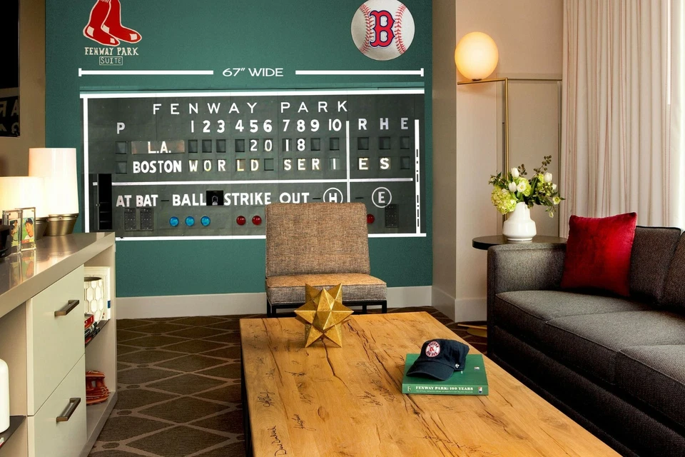 Fenway Park Scoreboard 24" x 58"  Removable World Series 2018 board - Image 3 of 4