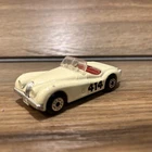 Vintage 1984 Matchbox Jaguar XK 120 1/57 Diecast Car White #414 Red Interior