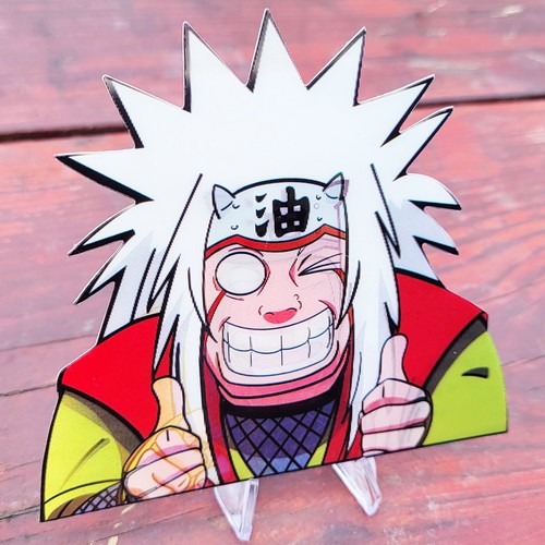 Jiraiya Naruto Shippuden 3D Lenticular Motion Car Sticker Decal Peeker