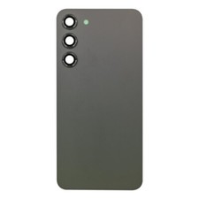 Back Glass with Camera Lenses for Samsung Galaxy S23 Black Aftermarket