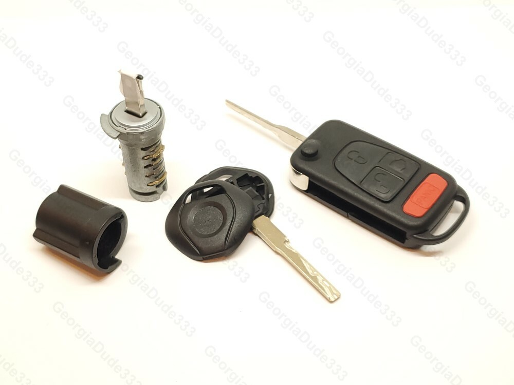 Mercedes Benz Ignition Lock Cylinder Repair Kit w/2 Key shells. For ML