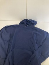 New JERZEES Men's Hoodie Fleece Pullover Hooded Sweatshirt Navy XL