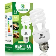 UVB Reptile Light 5.0 13W Tropical and Sub-tropical UVA UVB Bulb for Reptiles...
