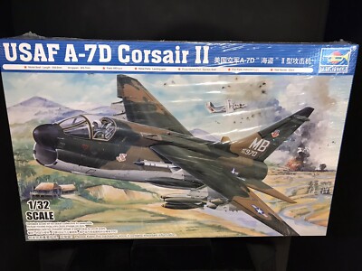 TRUMPETER 02245 USAF A-7D CORSAIR II MODEL KIT-NIB-1/32 SCALE