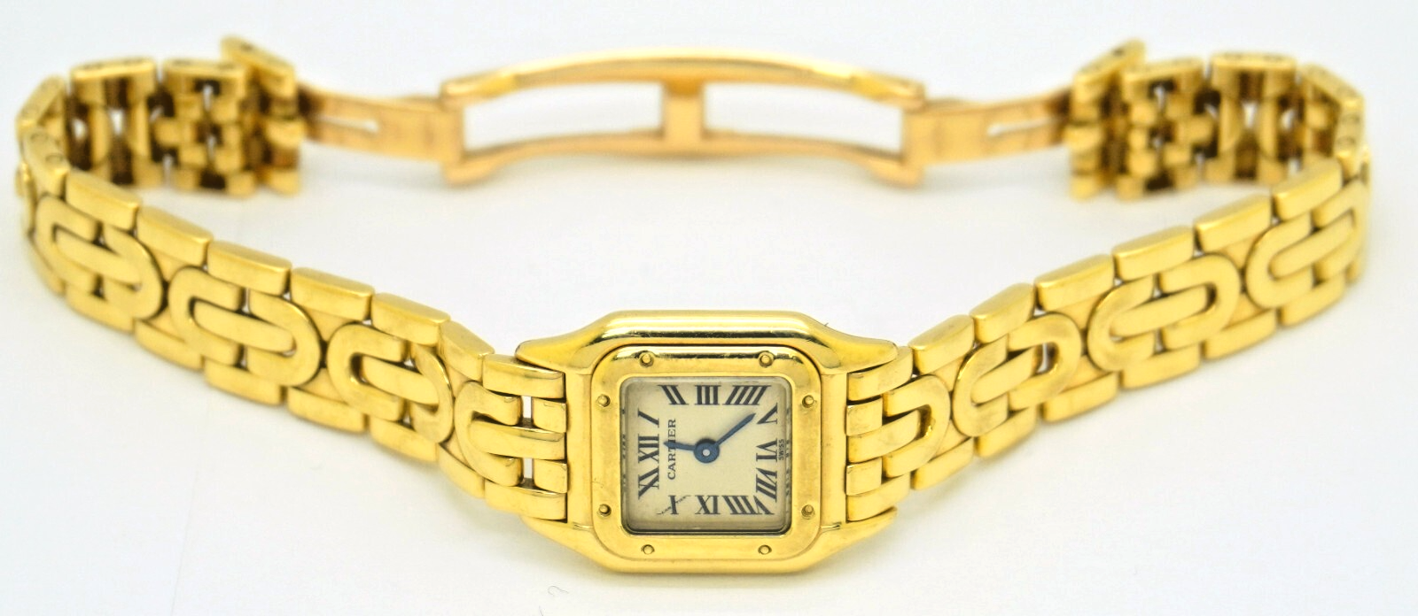 Cartier Panthere Mini 18k Yellow Gold Quartz  Ladies Watch (W25034N3)
