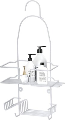 Blue Canyon 2 Tier Non Rust Corner Free Standing Shelf Storage Shower Bath Caddy Organiser Rack - View #13