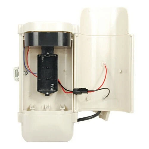 Solar Powered Bullet Dummy Security Camera/ Flashing Light Ships from USA White - Image 4 of 4