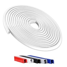 33FT10M Universal Car Door Edge Protector Guards No-Glue Required Rubber Seal...