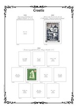 PAGES D´ALBUM NEUVES - CROATIE - CROATIA -1941-->1945