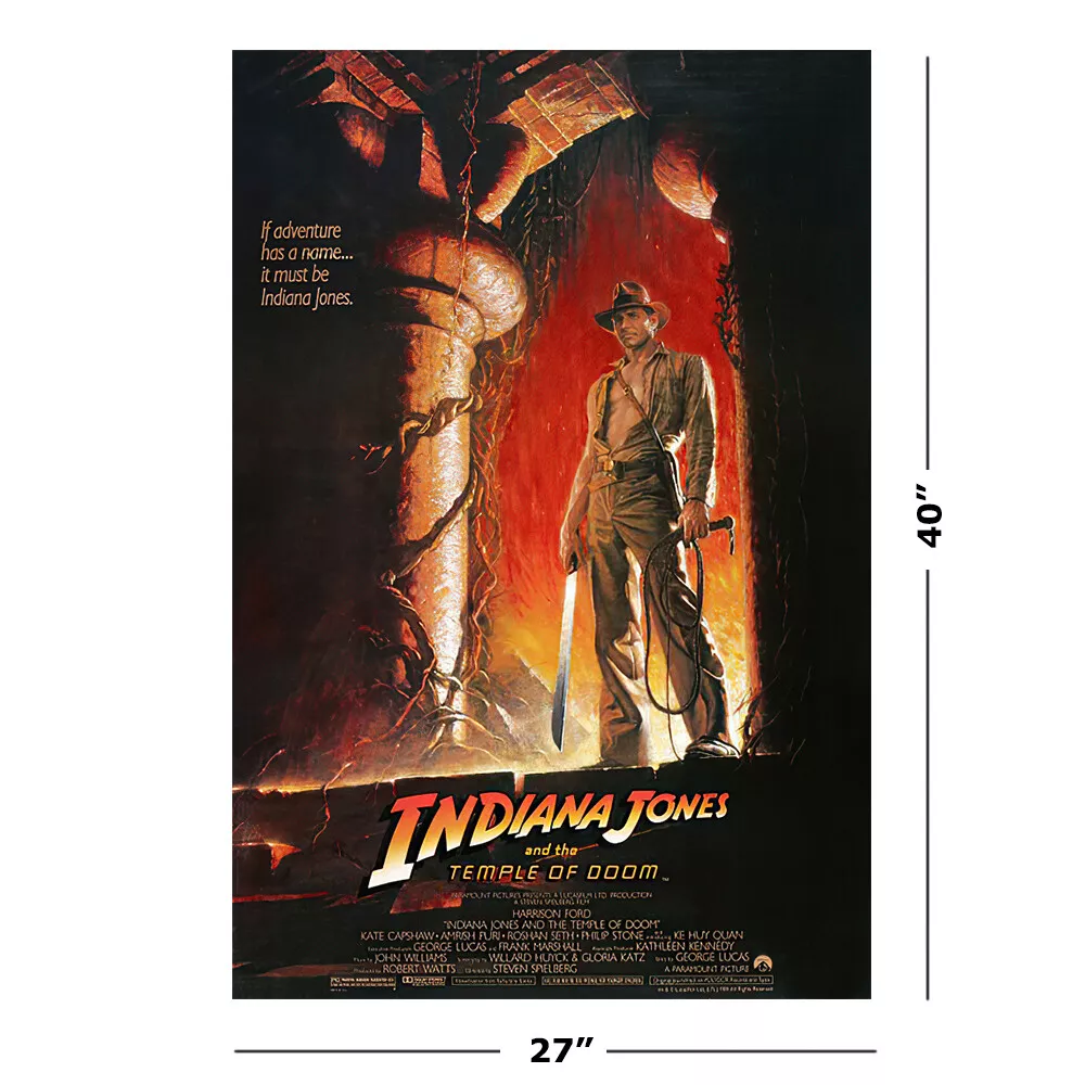 Indiana Jones and Temple of Doom - Movie Poster - US Version #2