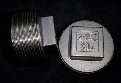 STAINLESS STEEL PLUG 2'' NPT PIPE PP-200