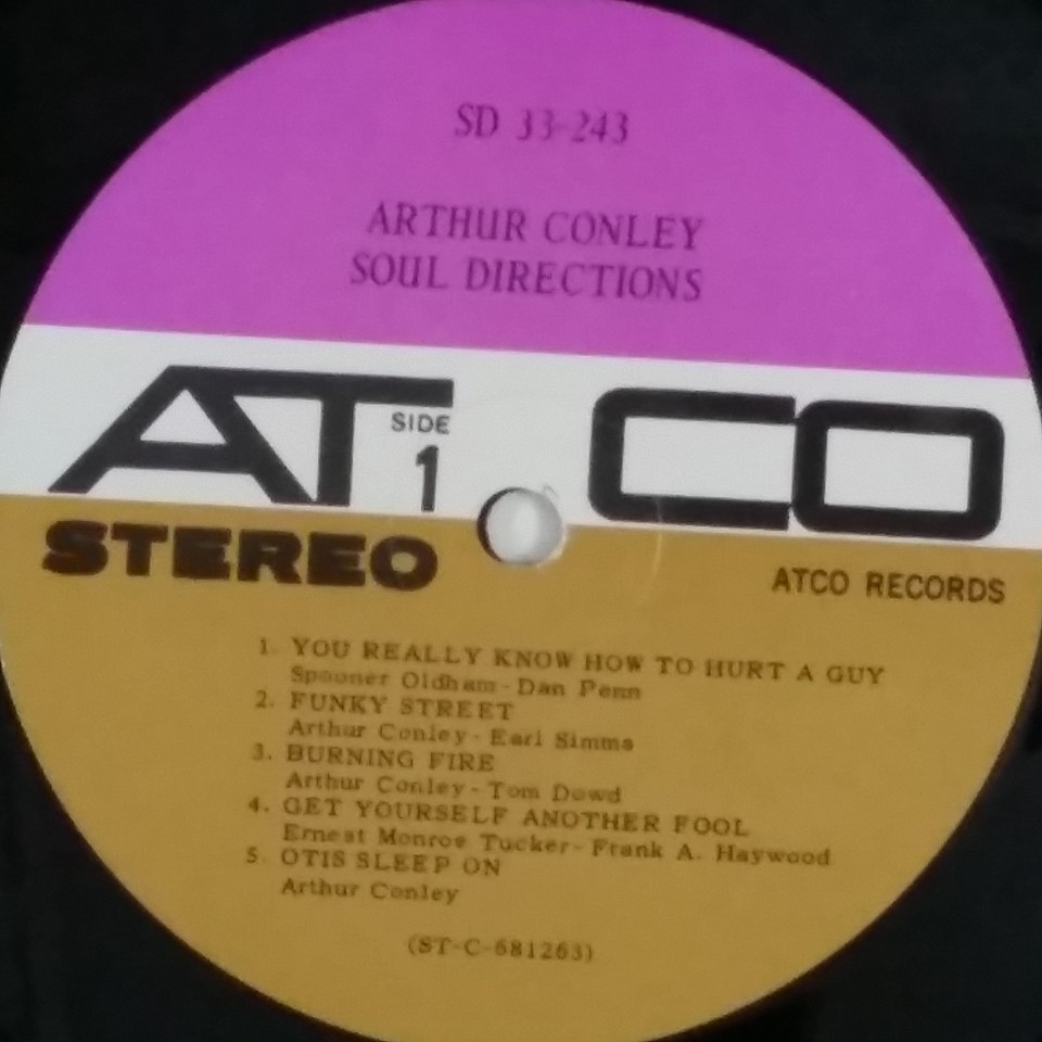 ARTHUR CONLEY Soul Directions SD33243 LP Vinyl VG++ Cover Shrink eBay