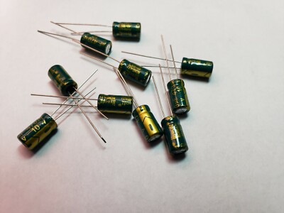 10  pcs  -  470uf 10v   LOW ESR   electrolytic capacitors  USA FAST SHIP/SOLD