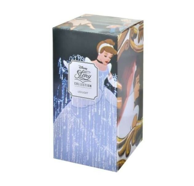 Disney Store Japan Cinderella & Prince LED Light Clock Story