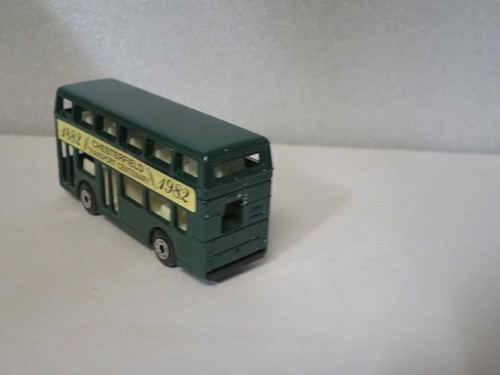 EARLY MATCHBOX SUPERFAST 1/75 MB17 LONDON DOUBLE DECKER BUS CHESTERFIELD 1982 A - Picture 4 of 5