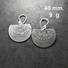 Fine Silver Earrings Sterling 925 Jewelry lot18 Dangle Tribal Half Moon 20