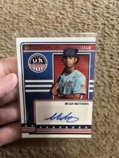 2023 PANINI STARS & STRIPES TEAM DEVELOPMENT AUTO #NTDP-MA MICAH MATTHEWS