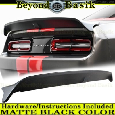 For 2008-2021 2022 2023 Dodge Challenger SRT Redeye Style Spoiler MATTE BLACK