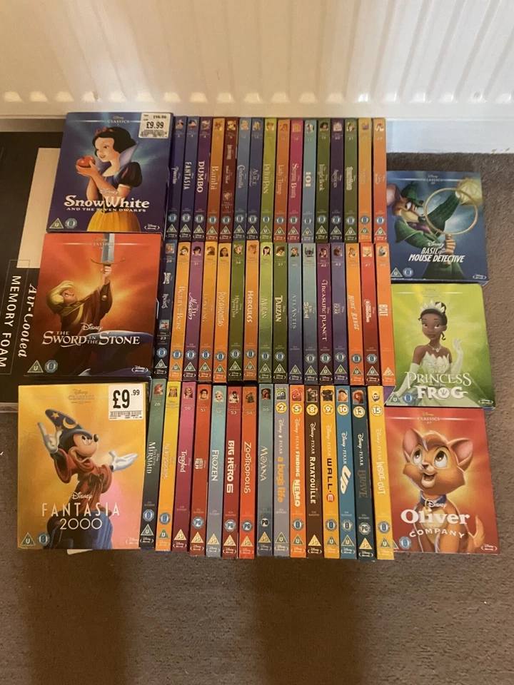 Walt Disney Pixar Classics BLURAY DVD Collection (+ Rare O Ring Covers) Blu Rays - Image 2 of 4