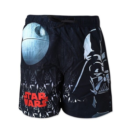 Jungen Disney schwarz Star Wars Badehose Strand Bademode Urlaub Badeshorts
