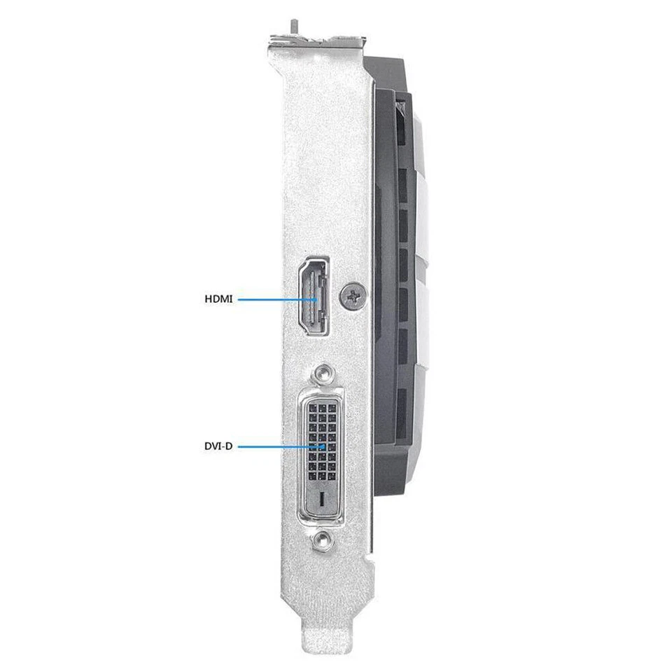 ASUS NVIDIA GeForce GT 1030 Phoenix Fan OC Edition Graphics Card PH-GT1030-O2G - Image 4 of 4