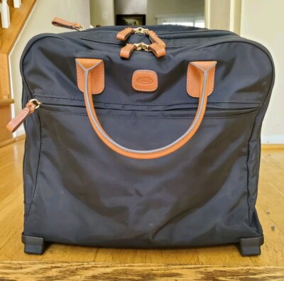 BRIC'S X-TRAVEL 28  soft Black nylon XL suitcase trolley. Made In China. 